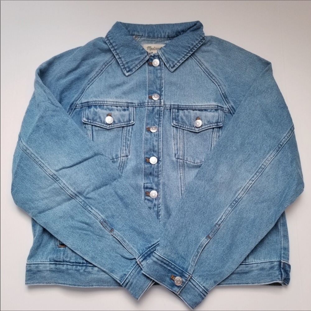 Madwell oversized denim jacket NWT size S … - Picture 5 of 9